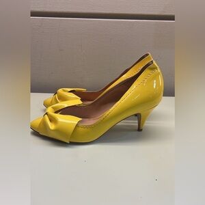 PEDRO GARCIA MADE IN SPAIN Yellow Women's Kitten Heel Shoes
